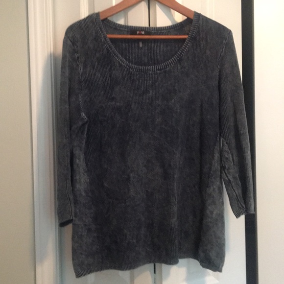 Forever in Blue Cotton Sweater - Picture 1 of 2